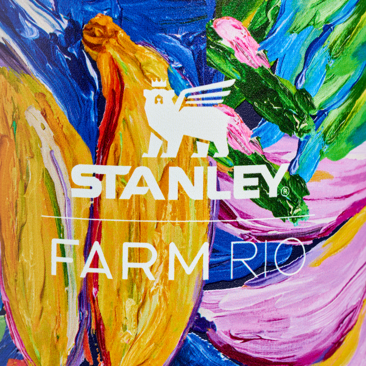 Stanley 1913 Stanley 1913 x FARM Rio Quencher® H2.0 FlowState™ Tumbler 1.18L in Farm Rio Painted Bananas | Front View
