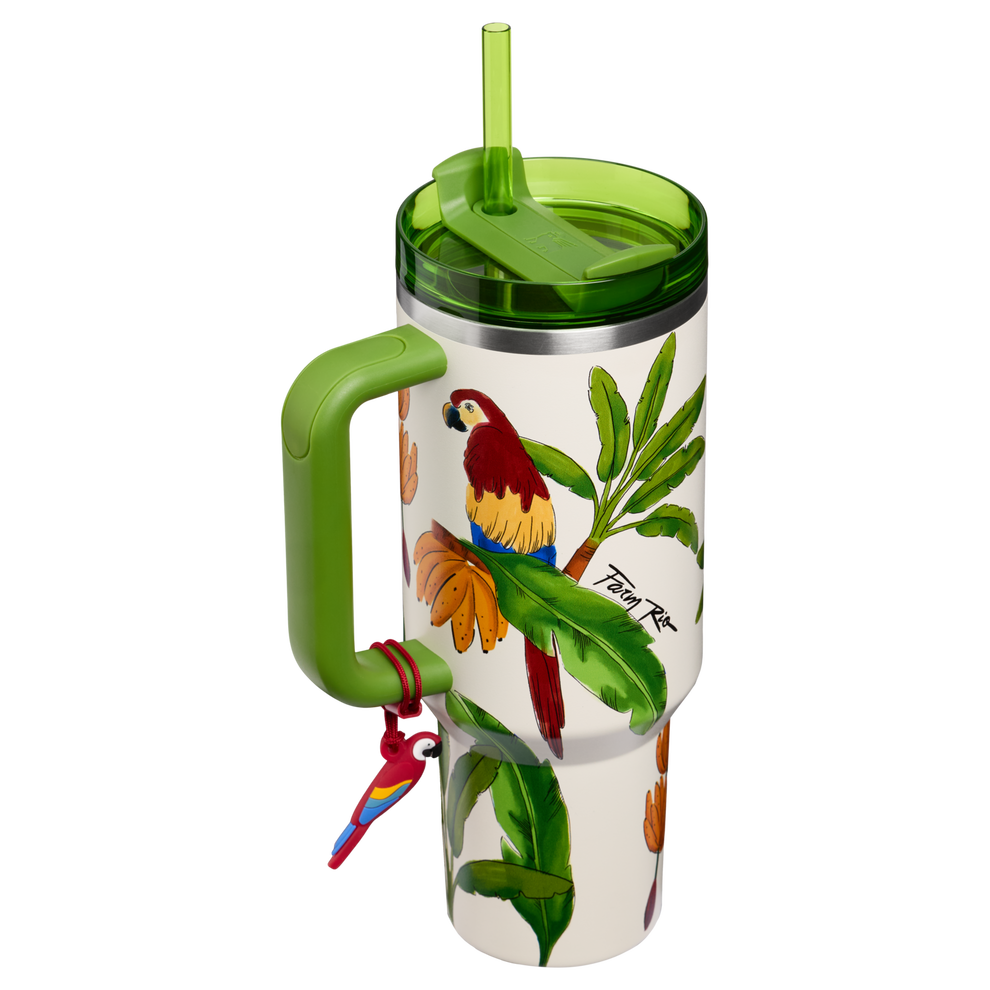 Stanley 1913 Stanley 1913 x FARM Rio Quencher® H2.0 FlowState™ Tumbler 1.18L in Farm Rio Tropical Destiny