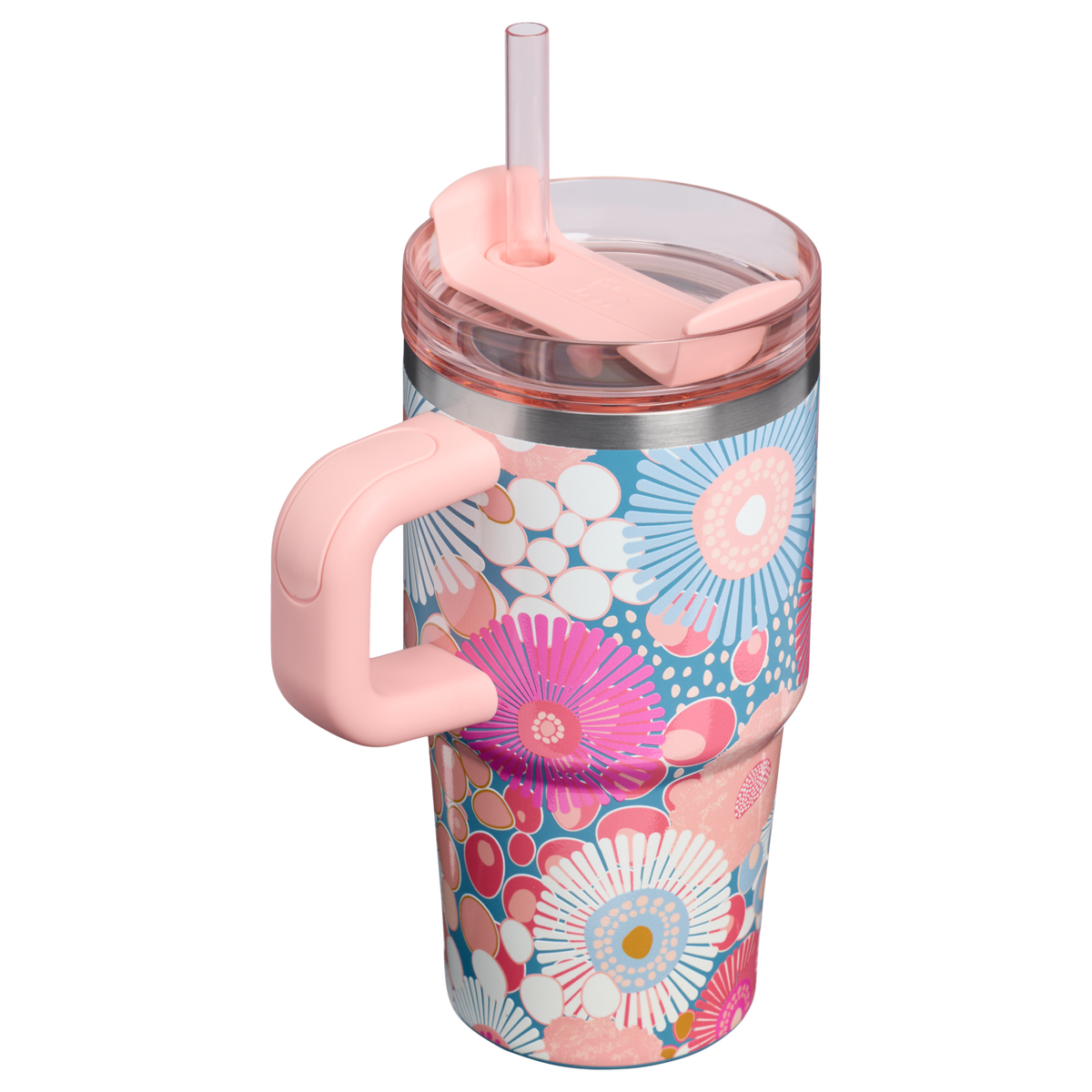 Stanley 1913 Quencher® H2.0 FlowState™ Tumbler 0.59L in Sorbet Wildflower | Rückseite anzeigen