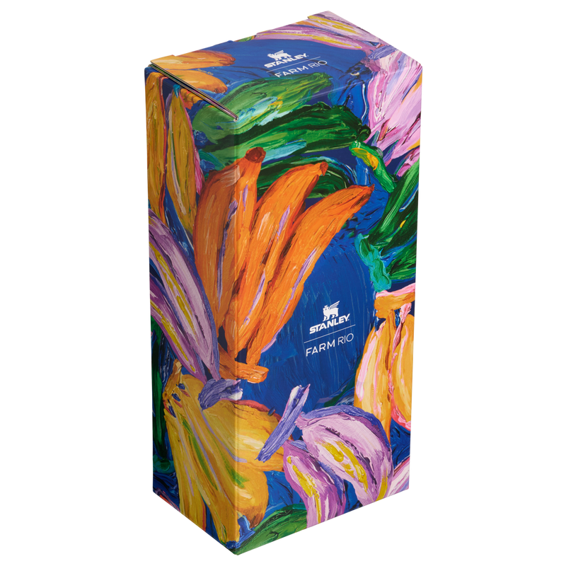 Stanley 1913 Stanley 1913 x FARM Rio Quencher® H2.0 FlowState™ Tumbler 0.89L in Farm Rio Painted Bananas | Frontale Visualizza