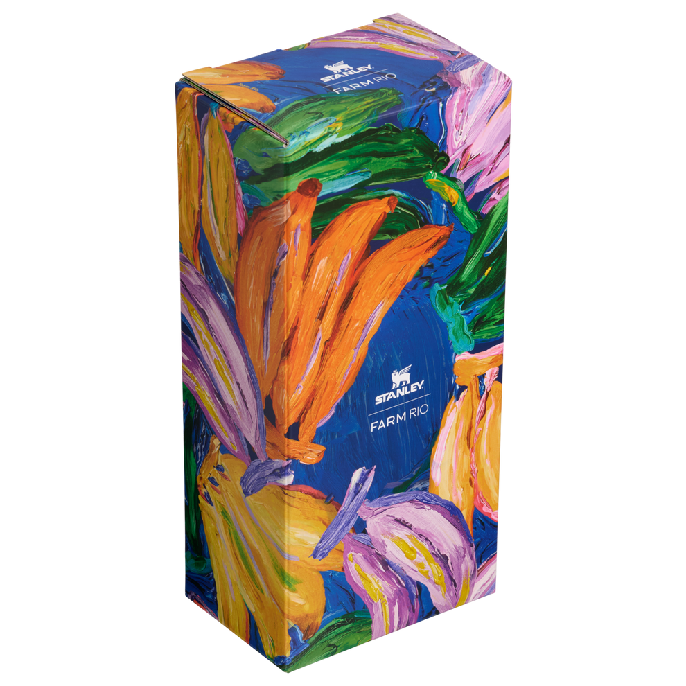 Stanley 1913 Stanley 1913 x FARM Rio Quencher® H2.0 FlowState™ Tumbler 0.89L in Farm Rio Painted Bananas