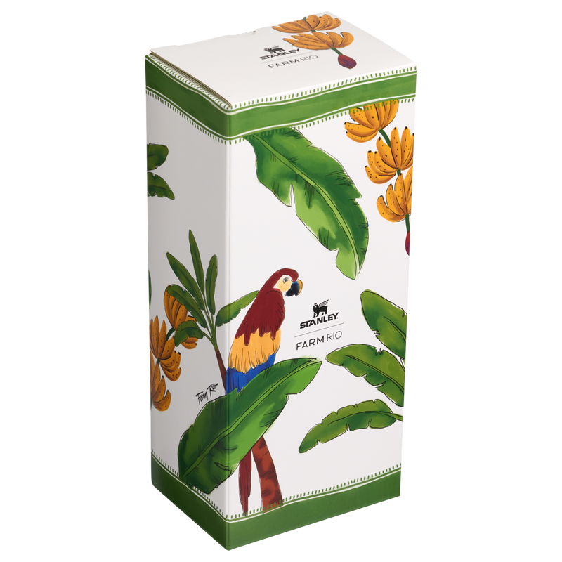 Stanley 1913 Stanley 1913 x FARM Rio Quencher® H2.0 FlowState™ Tumbler 1.18L in Farm Rio Tropical Destiny | Vorderseite Anzeigen