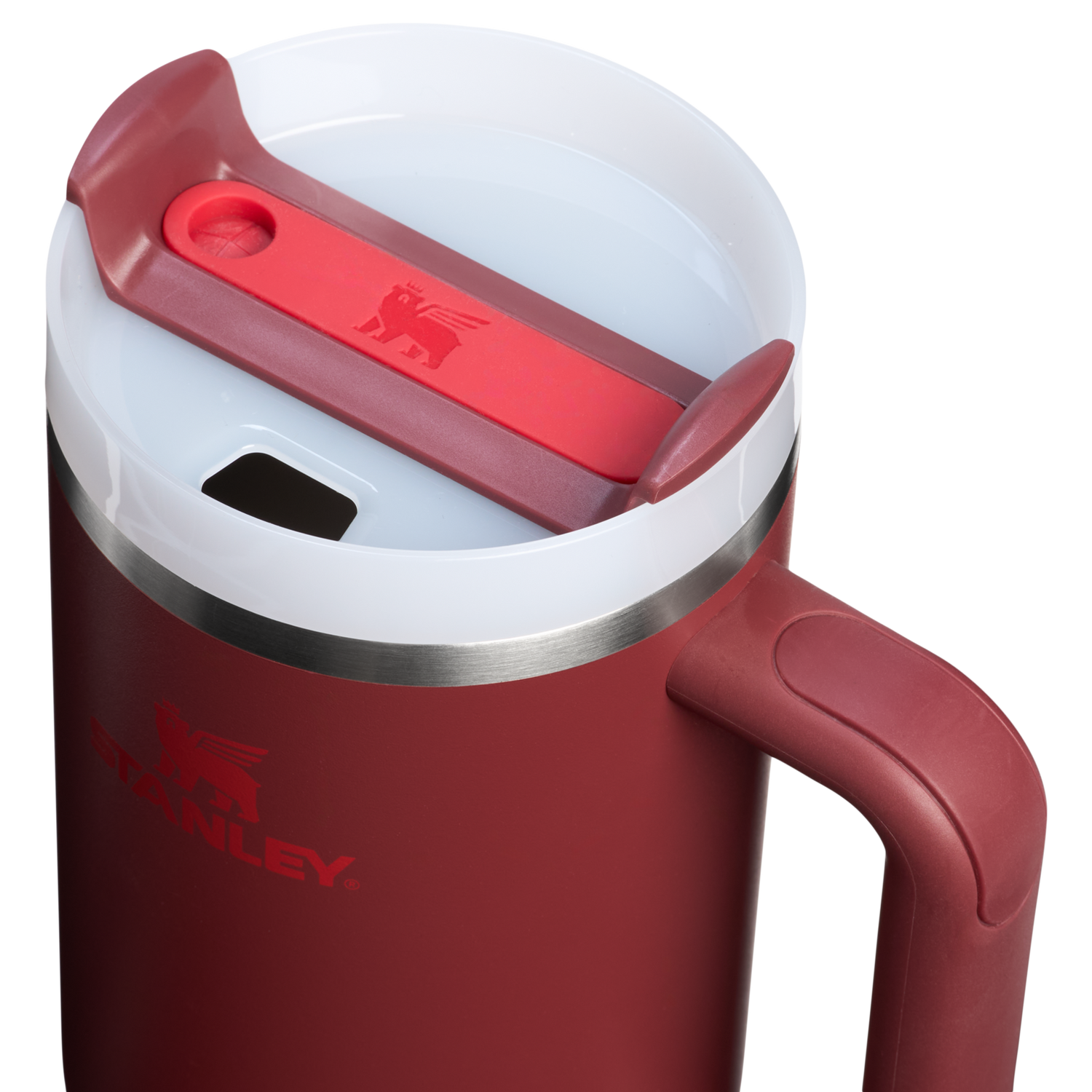 Stanley 1913 Quencher® H2.0 FlowState™ Tumbler 1.18L in Cranberry | View 2