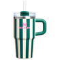 Swatch for Stanley 1913 Quencher® H2.0 FlowState™ Tumbler 0.59L in Emerald Cabana Gloss