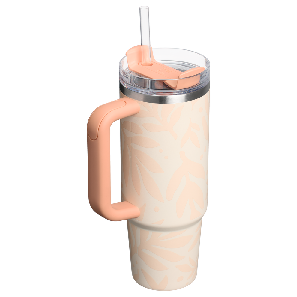 Stanley 1913 Quencher® H2.O Flowstate™ Tumbler 0.89L in Apricot Palms