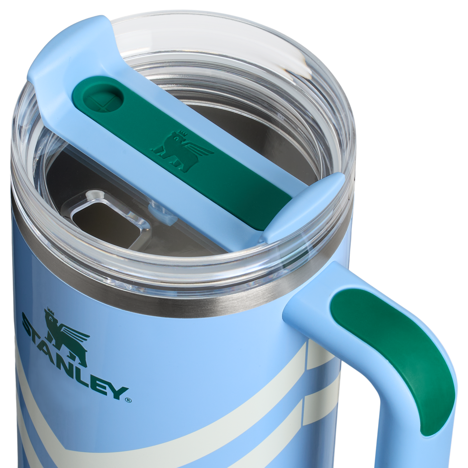 Stanley 1913 Quencher® H2.0 FlowState™ Tumbler 1.18L in Cornflower Chevron Gloss | View 2