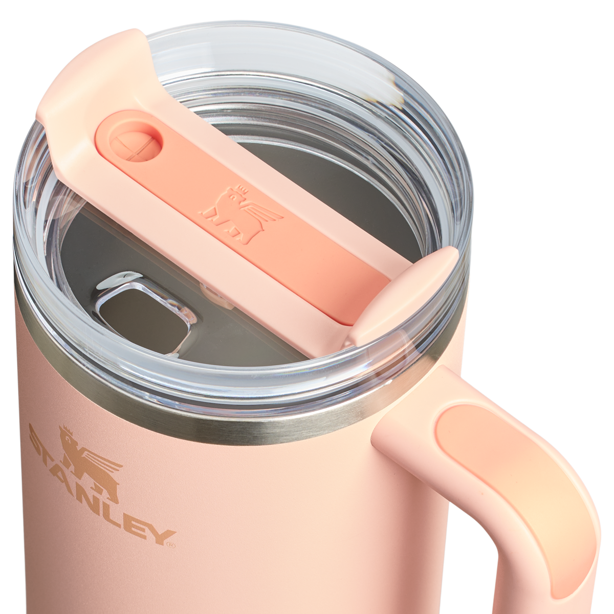 Stanley 1913 Quencher H2.0 FlowState™ Tumbler 1.2L in Orange Cream