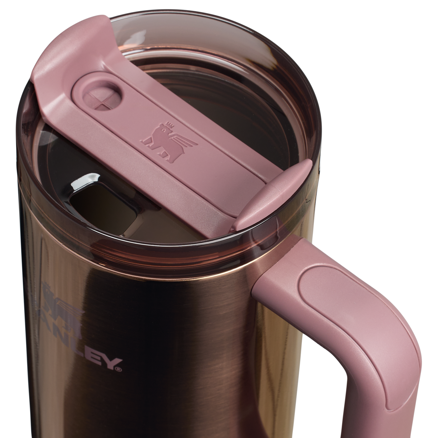 Stanley 1913 Quencher® H2.0 FlowState™ Tumbler 0.89L in Polished Rose Gold | View 2