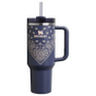 Swatch for Stanley 1913 Quencher® H2.0 Flowstate™ Tumbler in Blue Corn Paisley