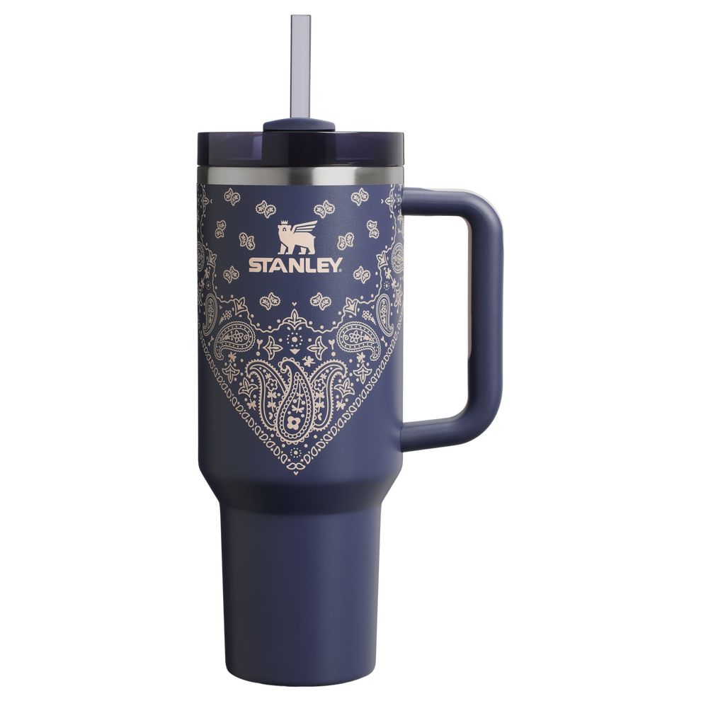 Stanley 1913 Quencher® H2.0 Flowstate™ Tumbler in Blue Corn Paisley