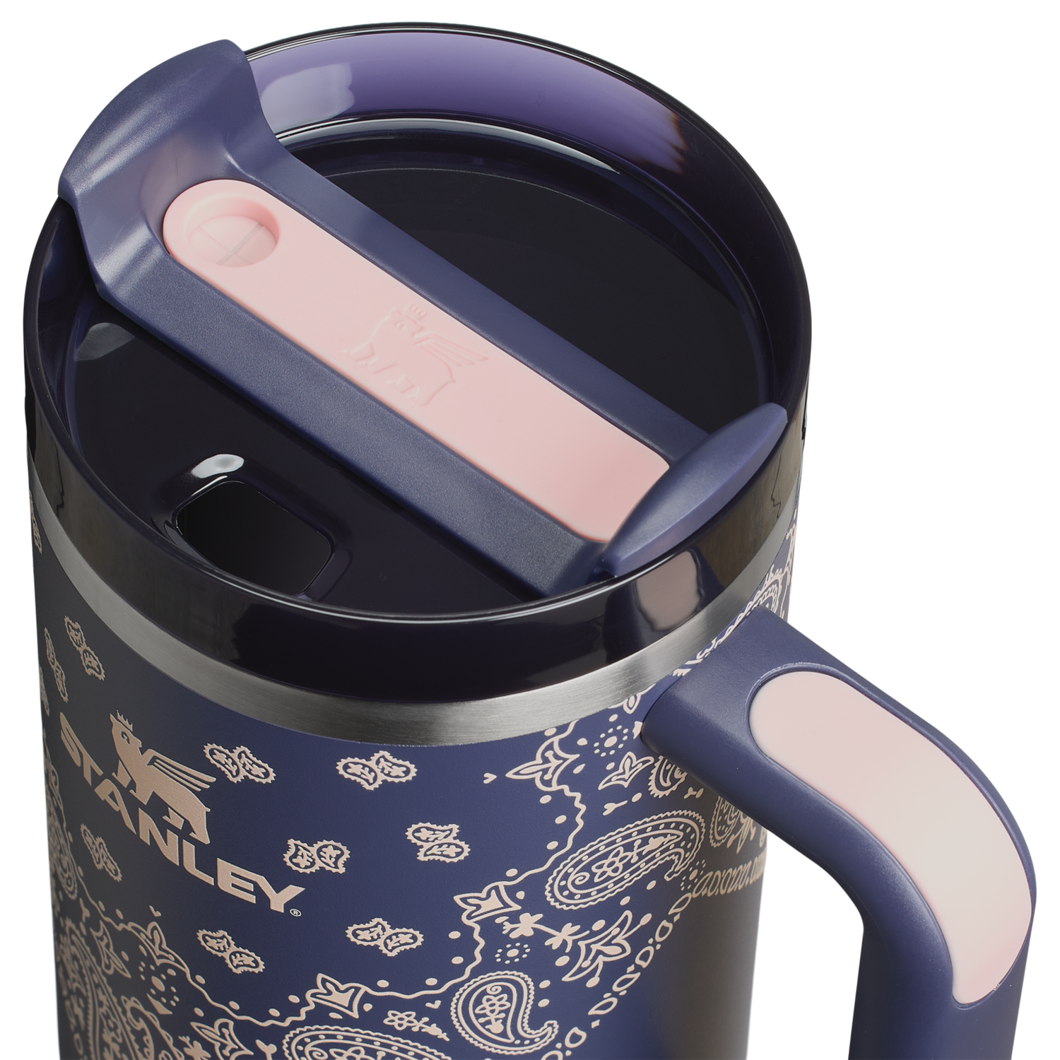 Stanley 1913 Quencher® H2.0 Flowstate™ Tumbler in Blue Corn Paisley | View 2