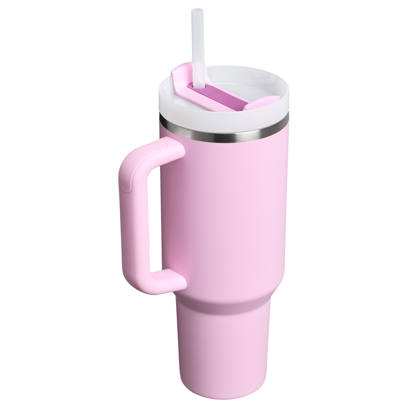 Stanley 1913 Quencher® H2.0 FlowState™ Tumbler 0.89L in Cherry Blossom | Back View