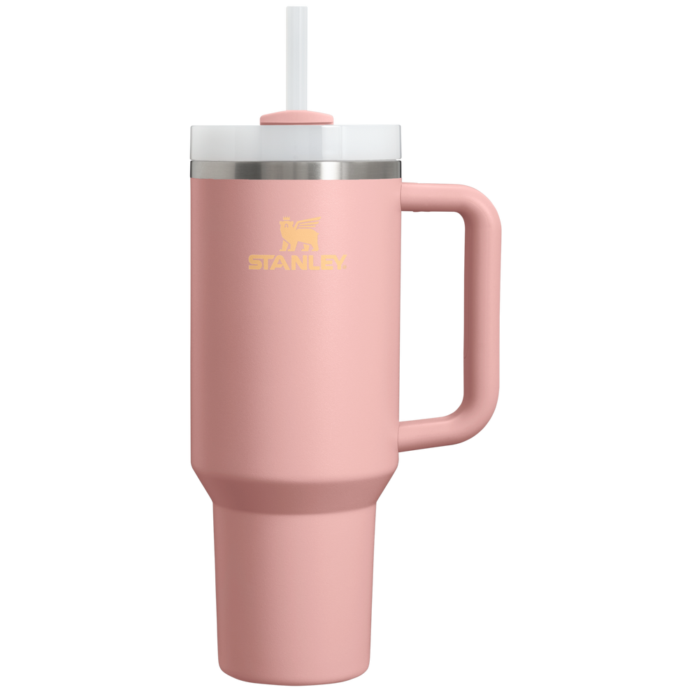 Stanley 1913 Quencher® H2.0 FlowState™ Tumbler 1.18L in Peach Rose | Front View