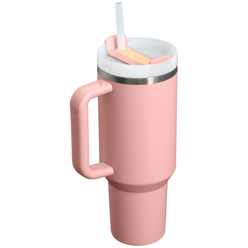 Stanley 1913 Quencher® H2.0 FlowState™ Tumbler 1.18L in Peach Rose | Back View