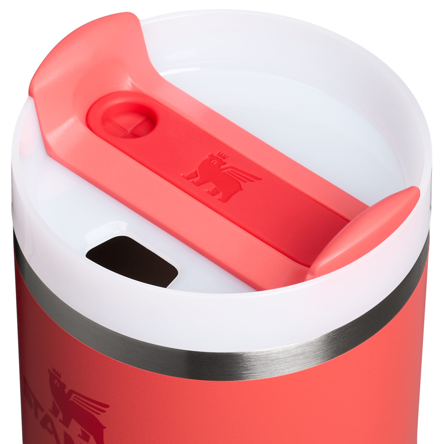 Stanley 1913 Quencher® H2.O Flowstate™ Tumbler 0.59L in Hot Coral | View 2