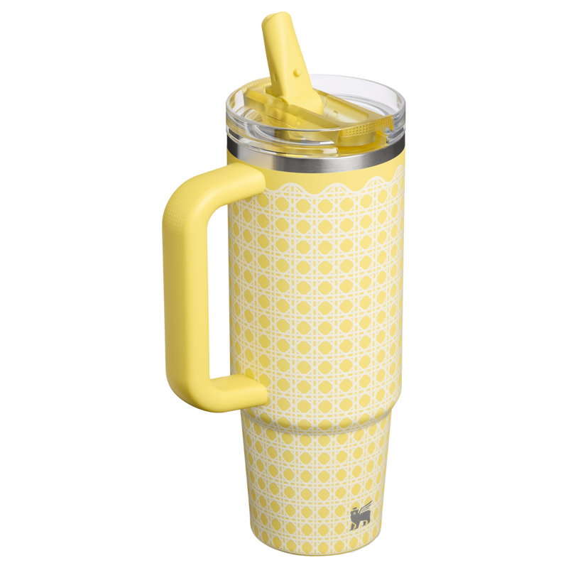 Stanley 1913 Quencher® ProTour Flip Straw Tumbler 0.89L in Daffodil Rattan | indietro Visualizza