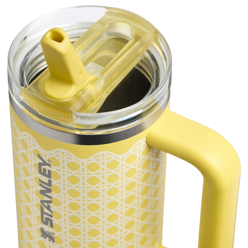 Stanley 1913 Quencher® ProTour Flip Straw Tumbler 0.89L in Daffodil Rattan | Coperchio Dettagliato Visualizza