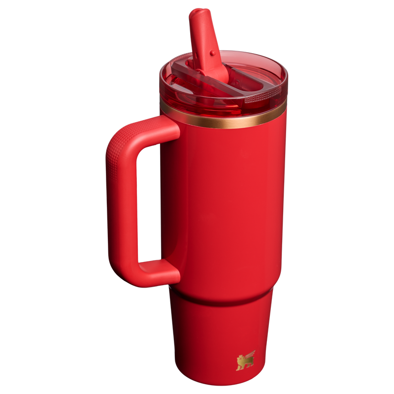 Stanley 1913 Quencher® ProTour Flip Straw Tumbler 0.89L in Holly Berry Gloss | Back View