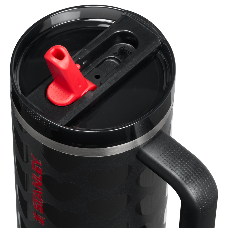 Stanley 1913 Quencher® ProTour Flip Straw Tumbler 1.18L in Black Lovely | Coperchio Dettagliato Visualizza