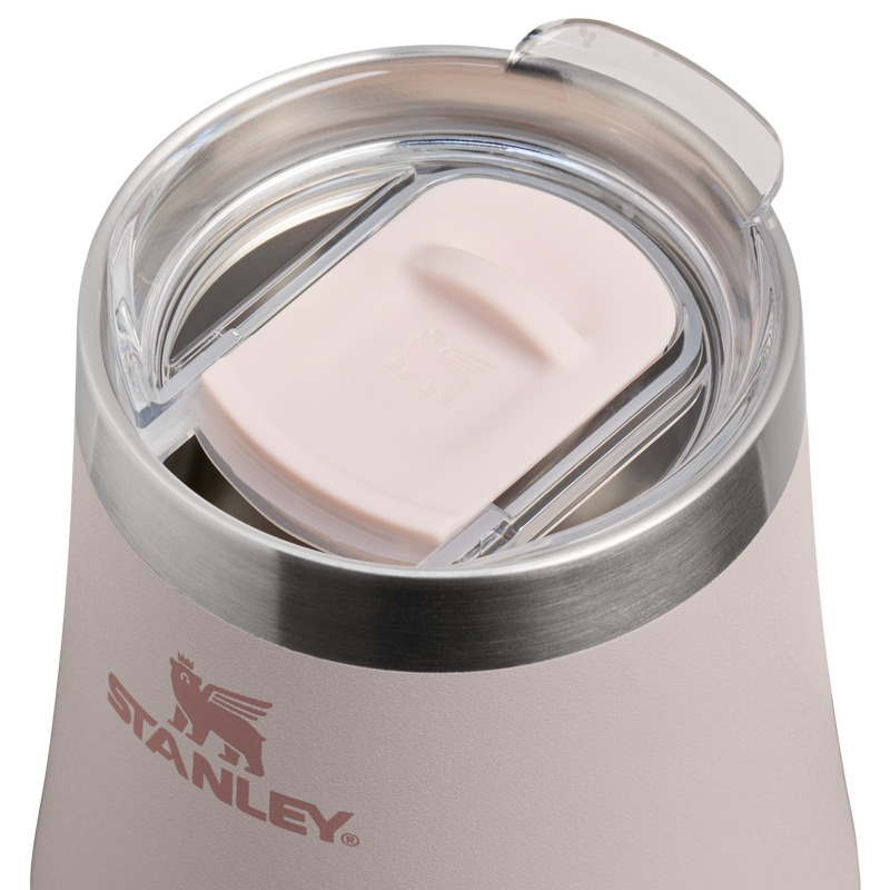 Stanley 1913 Reserve Wine Tumbler 0.32L in Rose Quartz | Coperchio Dettagliato Visualizza