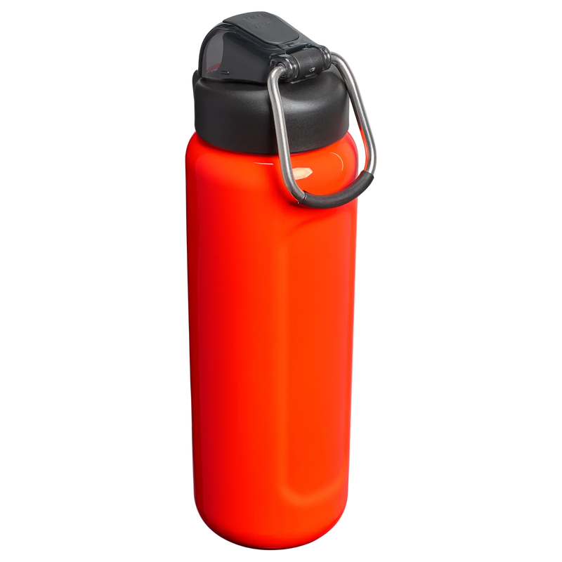Stanley 1913 Classic Wellspring Bottle 0.71L in Blaze Orange | Back View