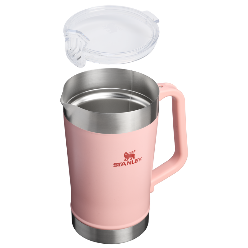 Stanley 1913 Stay Chill Pitcher 1.9L in Peach Rose | Cross Section View