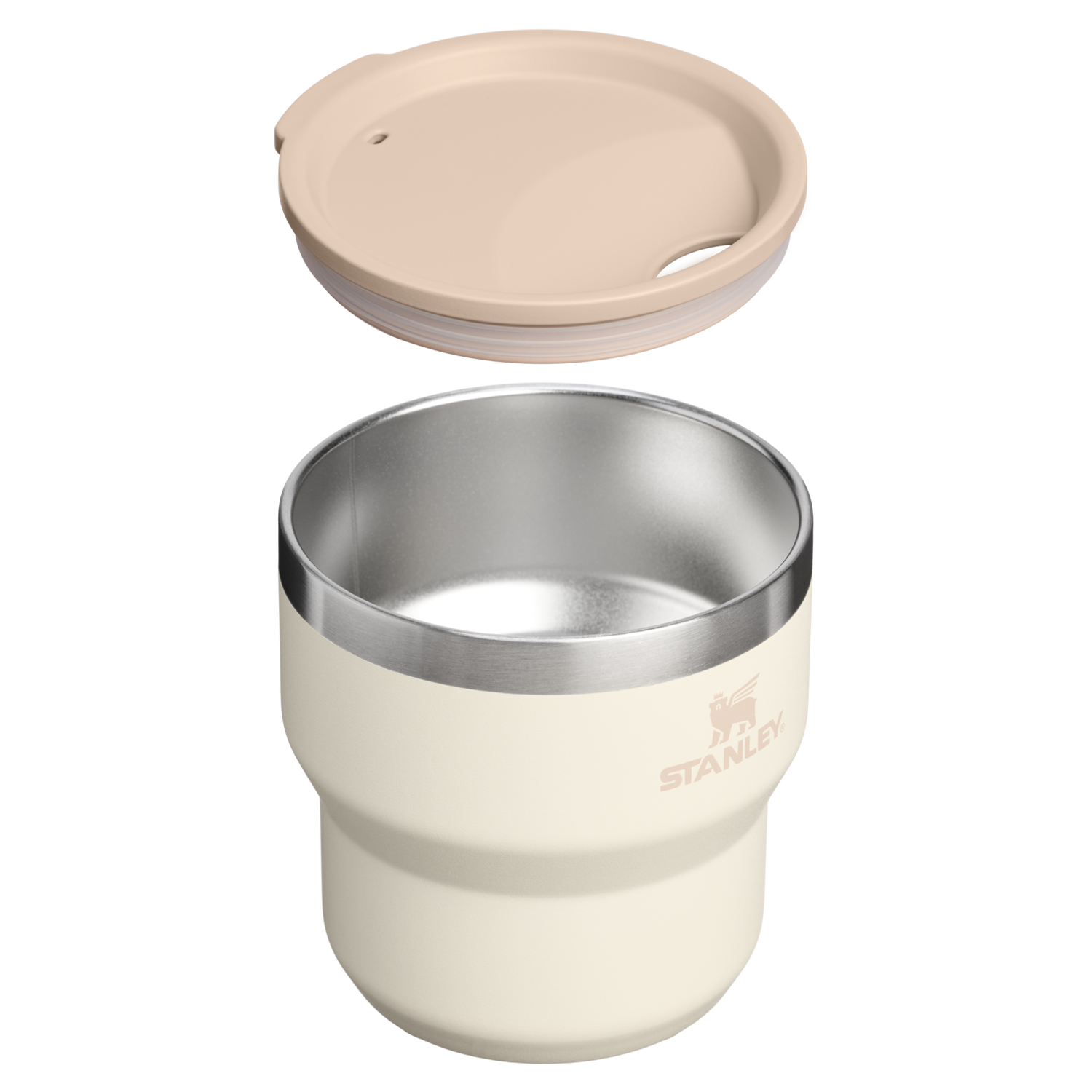 Stanley 1913 Stay Hot Stacking Camp Cup 0.29L in Cream | View 2