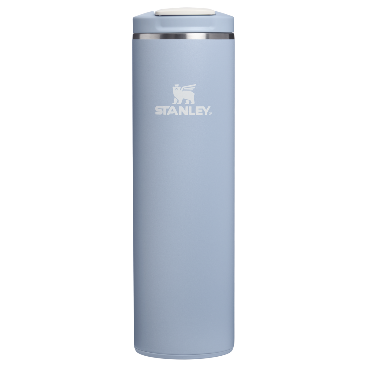Stanley 1913 Transit Flip Top Mug 0.47L in Blue Dream Stone | Front View