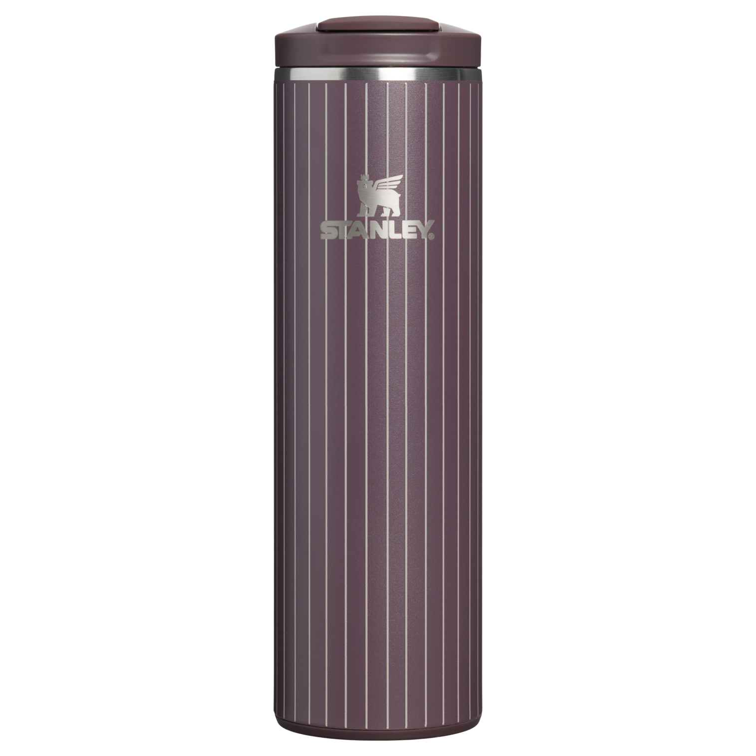 Stanley 1913 Transit Flip Top Mug 0.47L in Fig Pinstripe | Front View