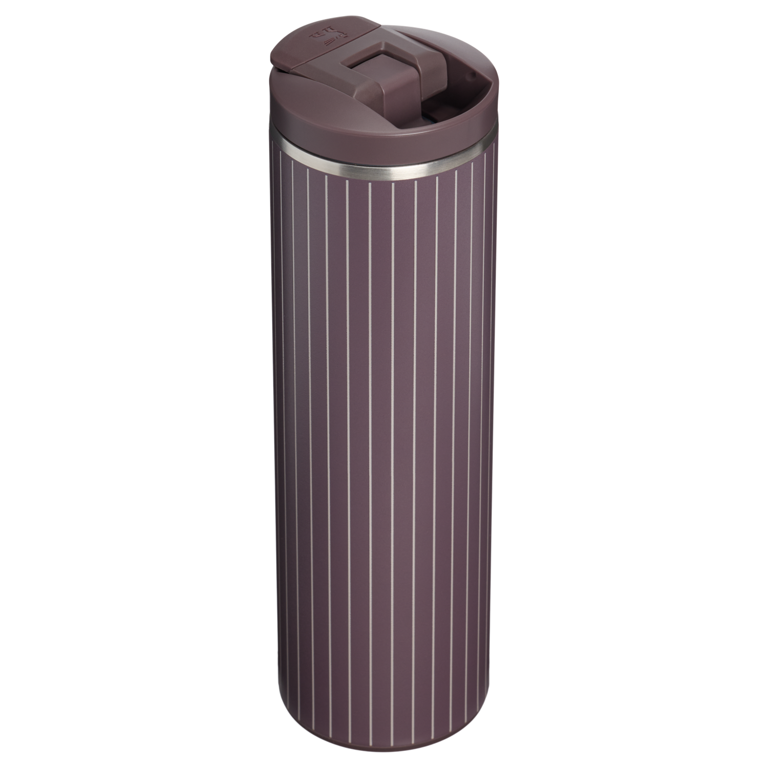 Stanley 1913 Transit Flip Top Mug 0.47L en Fig Pinstripe | Detrás Ver