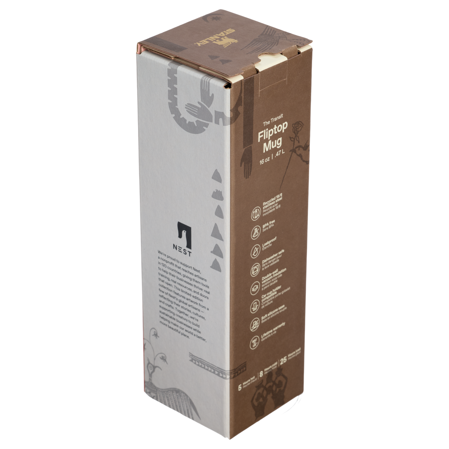 Stanley 1913 Transit Flip top Mug 0.47L in Freedom Women | View 4