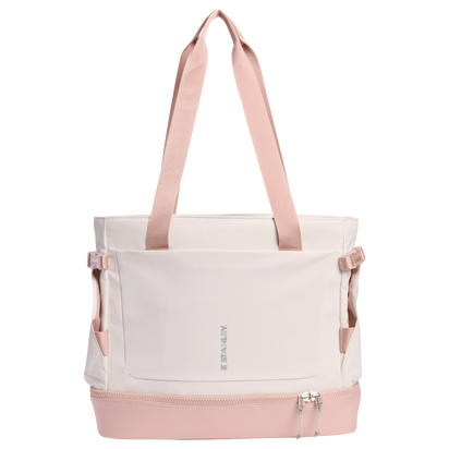 Stanley 1913 Vitalize™ Macro Method Tote 26.1L in Rose Quartz | Front View