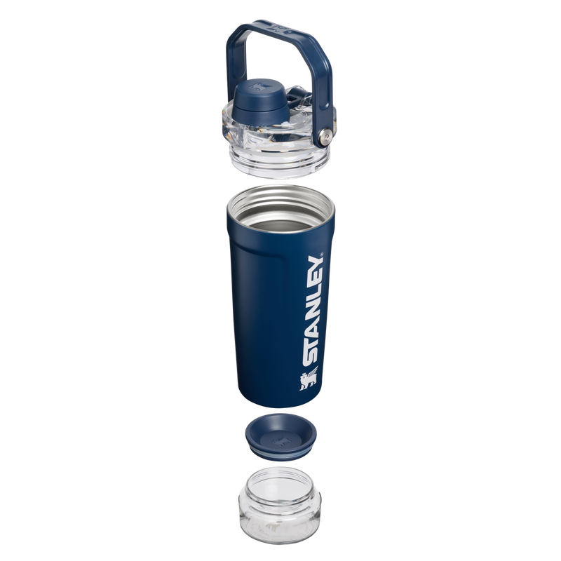 Stanley 1913 Vitalize™ Shaker Bottle 0.59L in Dark Navy | Cross Section View