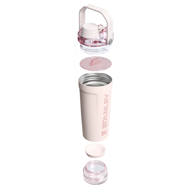 Stanley 1913 Vitalize™ Shaker Bottle 0.59L in Rose Quartz | Cross Section View