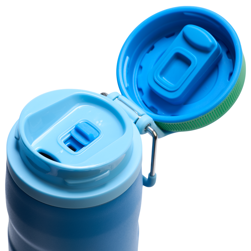 Stanley 1913 IceFlow™ Bottle Twist Flip 0.47L in Azure | Lid Detailed View