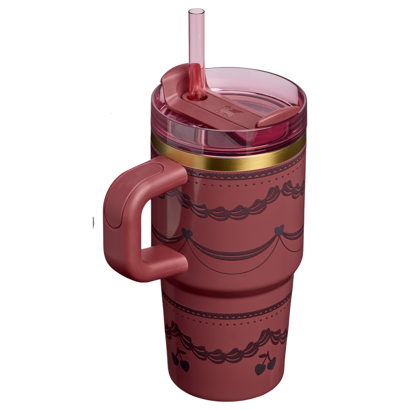 Stanley 1913 Quencher® H2.0 FlowState™ Tumbler 0.59L in Red Velvet Cake | Back View
