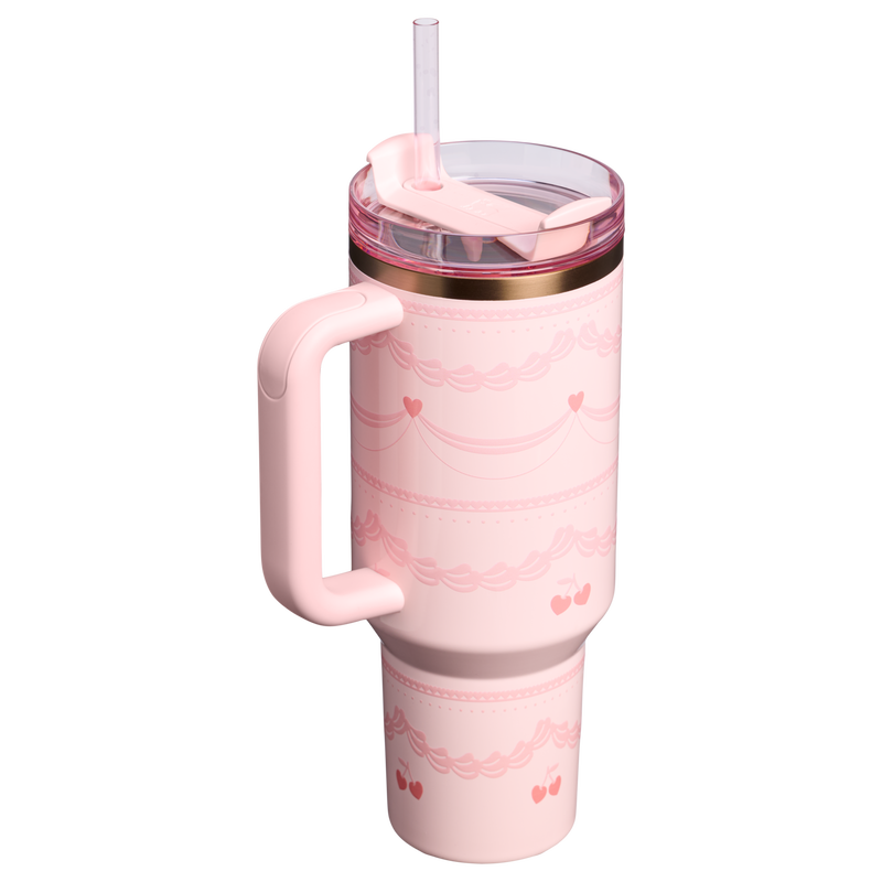 Stanley 1913 Quencher® H2.0 FlowState™ Tumbler 1.18L in Pink Velvet Cake | Back View