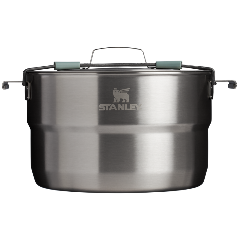 Stanley 1913 Wildfare Core Full Serve Cookset 20-piece set 3.78L in Shale + Charcoal | Front View