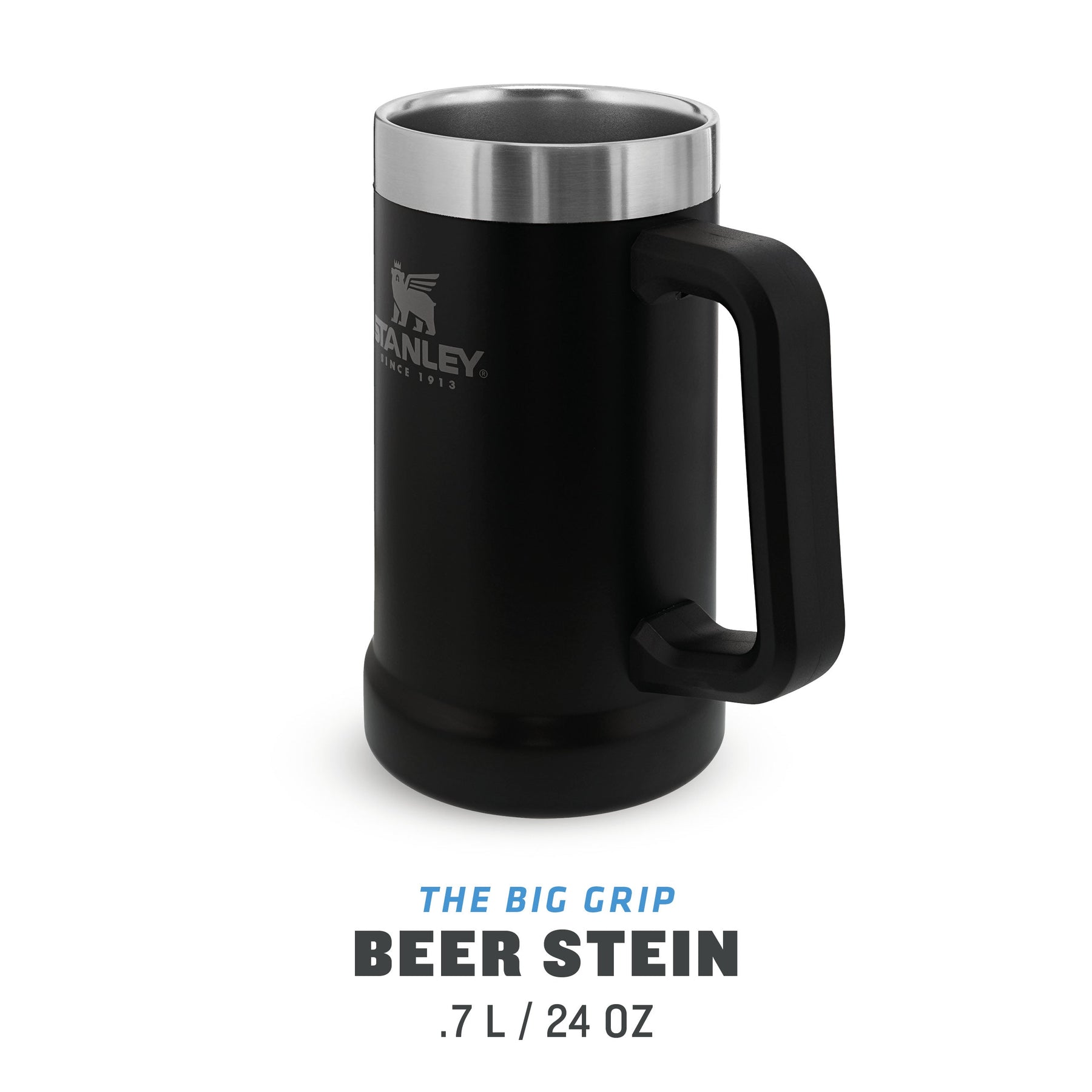 Stanley Adventure Big Grip Beer Stein Stainless Steel Mug, 24oz 2 Pack -  NIB 41604346712
