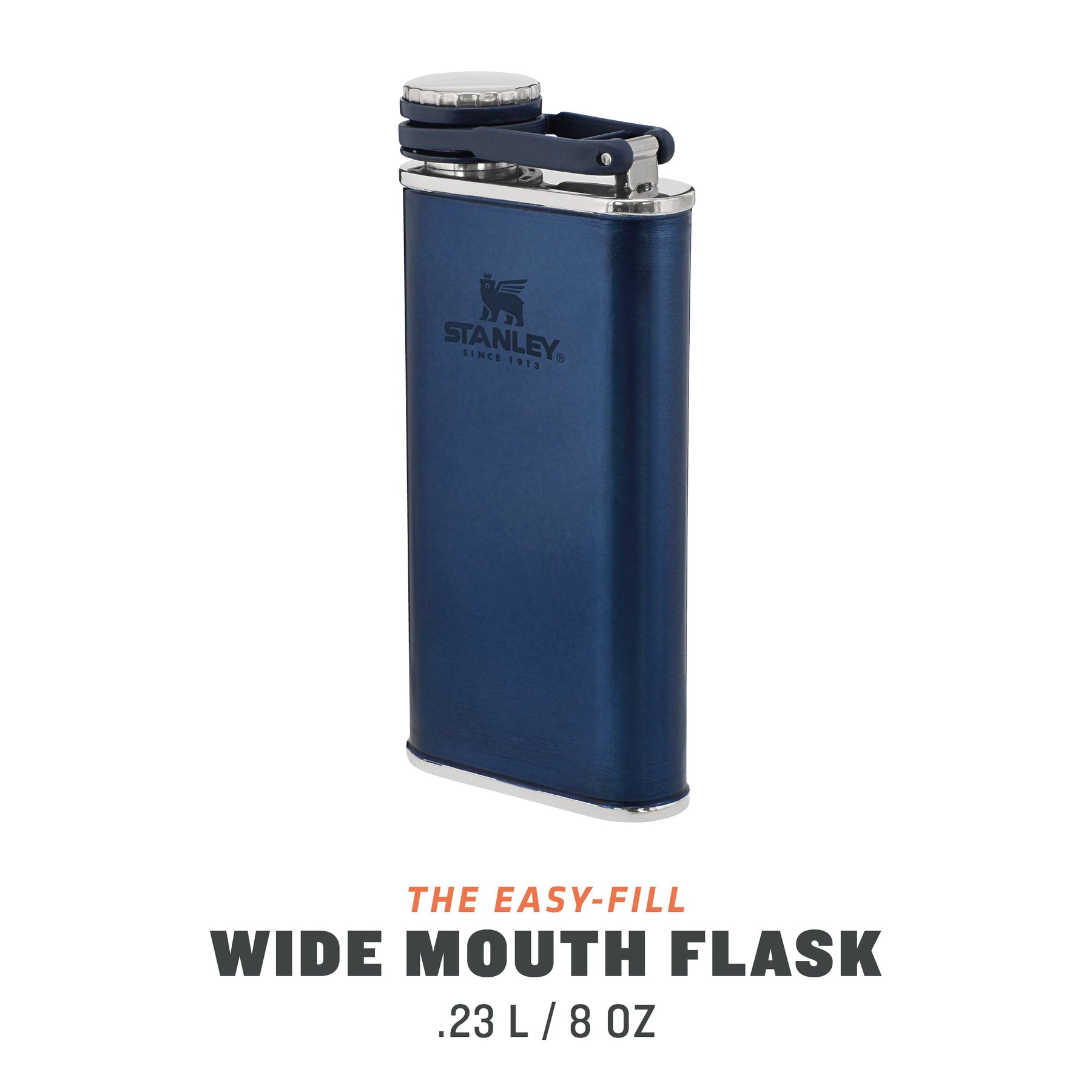 Classic Easy Fill Wide Mouth Flask, Mossy Oak, 0.23L