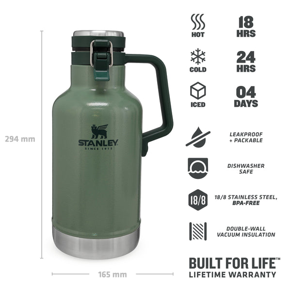 Classic Easy-Pour Beer Growler | 1.9 L | Stanley – Stanley 1913