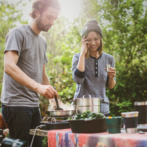 Stanley Europe - Built from 3-ply Stainless Steel - just like the pots and  pans in your kitchen - the Adventure Full Kitchen Base Camp Cook Set's pot  is as tough as