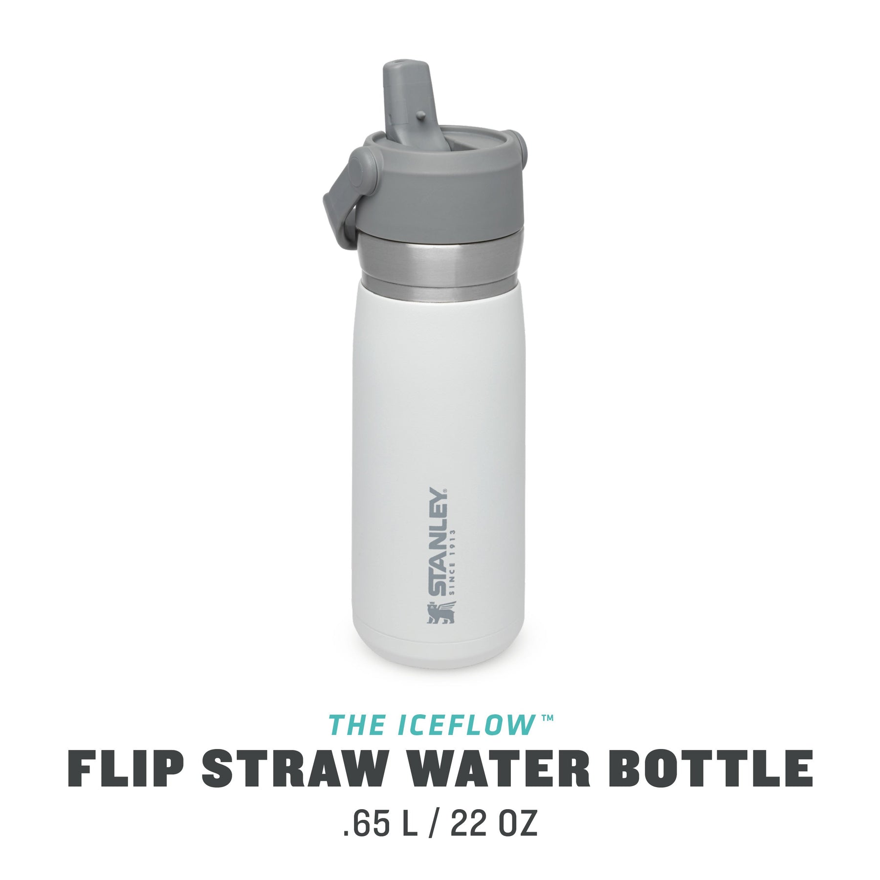 Stanley The IceFlow Flip Straw 22oz. Water Bottle Polar