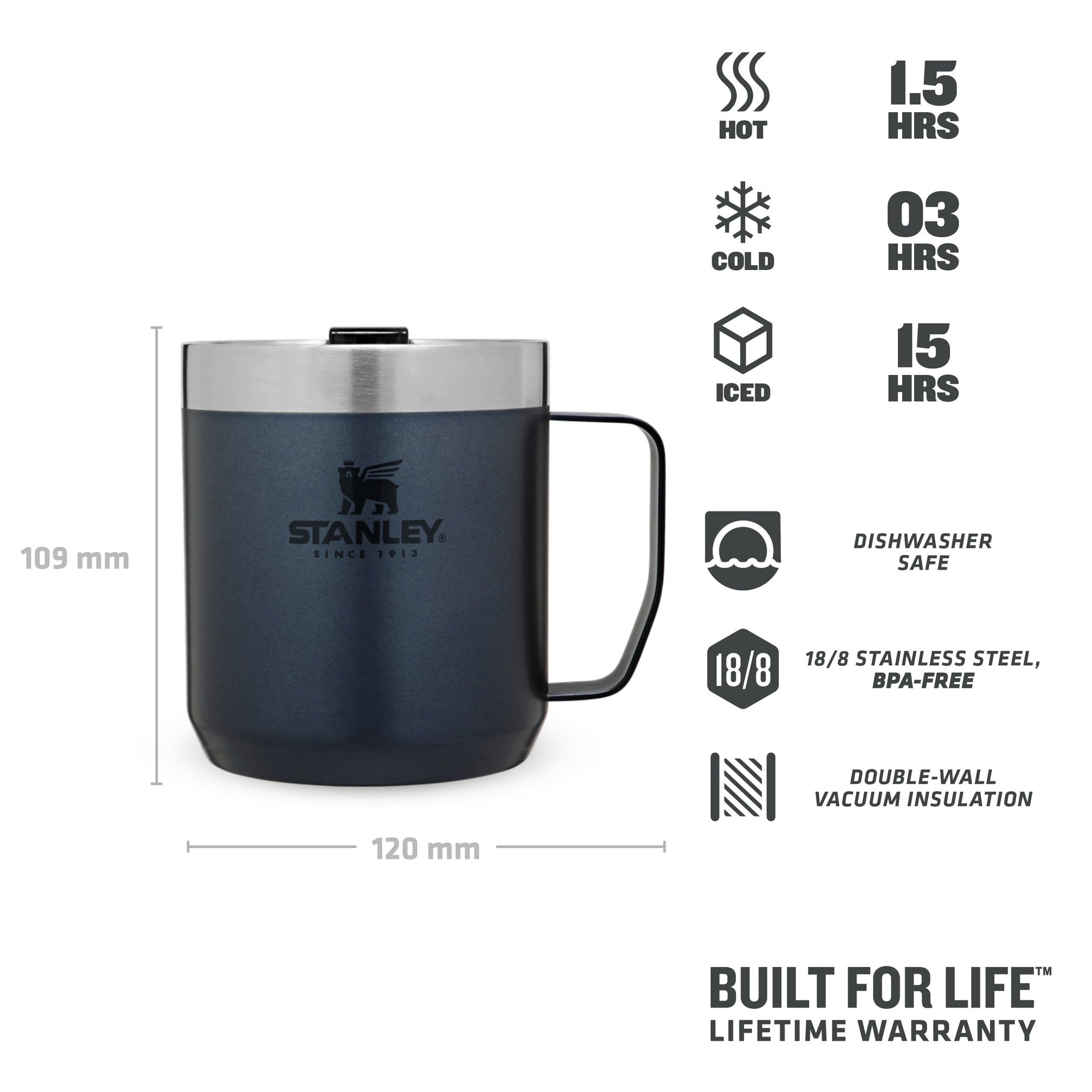 Gearaholic - Stanley Legendary Camp Mug ❤️ A Classic Beauty Stanley Classic Camp  Mug holds 354 ml of beverages for hours, hot or cold. ❤️Get your Beauty  today Shop here  #SGunited #