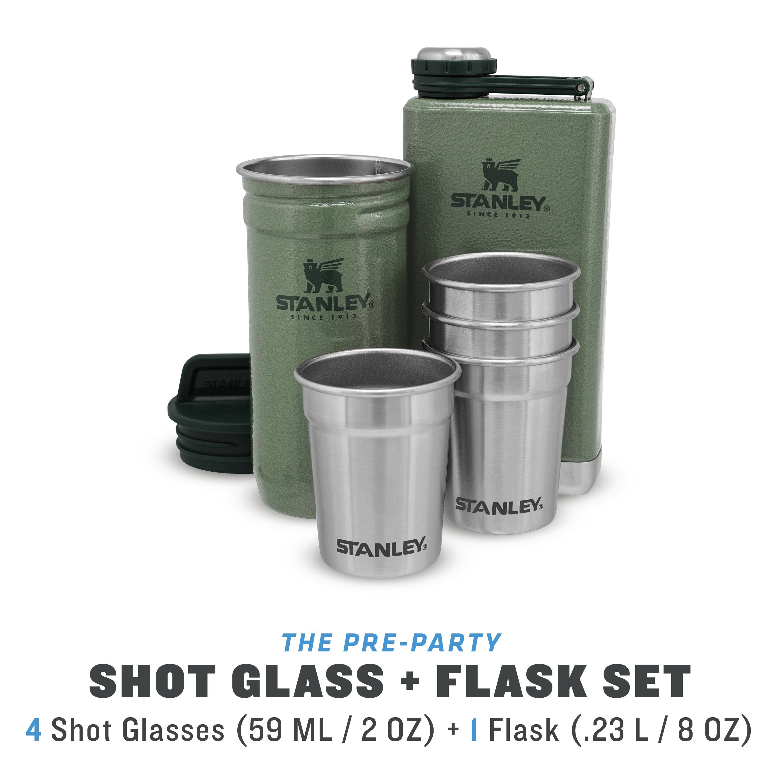 Adventure Pre-Party Shotglass + Flask Set | Stanley – Stanley 1913