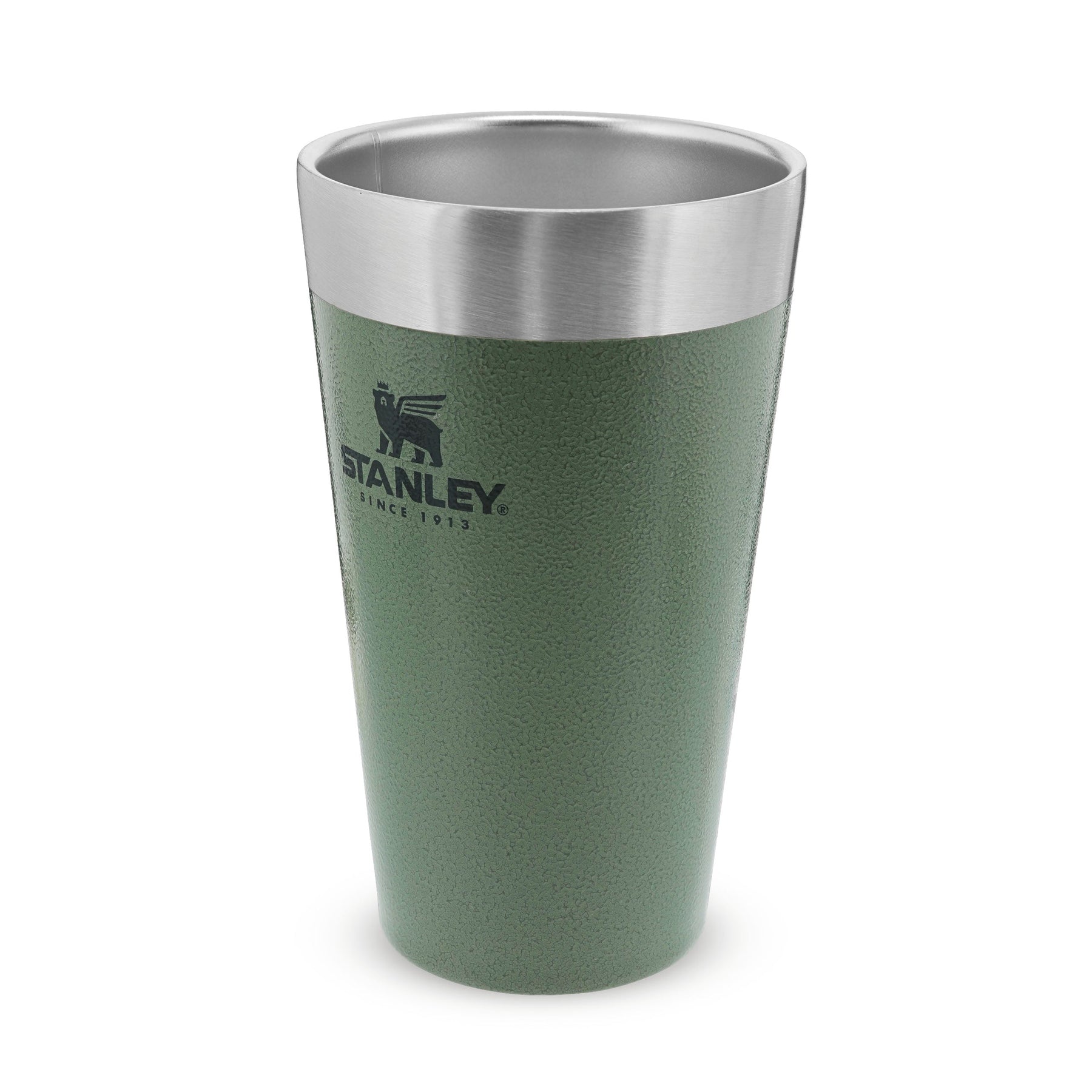 Stanley Classic 16oz Vacuum Stainless Steel Pint, Hammertone Green - Shop  Travel & To-Go at H-E-B