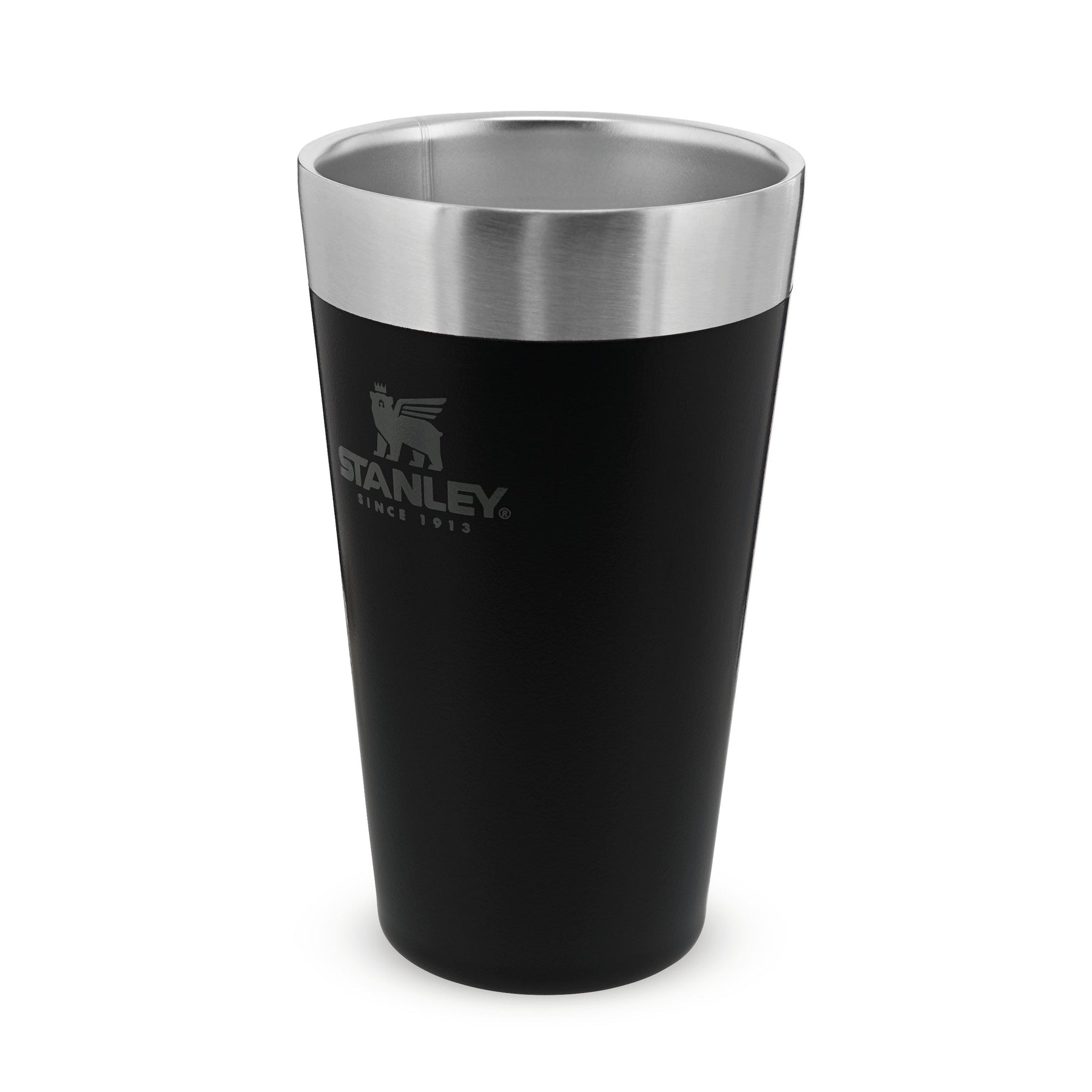 Stanley Adventure Inulsated Stacking Beer Pint Glass, 16oz Stainless Steel  Double Wall Rugged Metal Drinking Tumbler