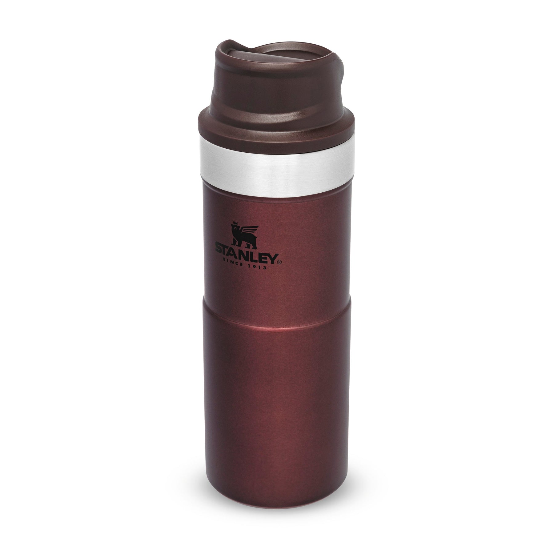 Stanley Mountain thermos flask with mug, 0.47l, black