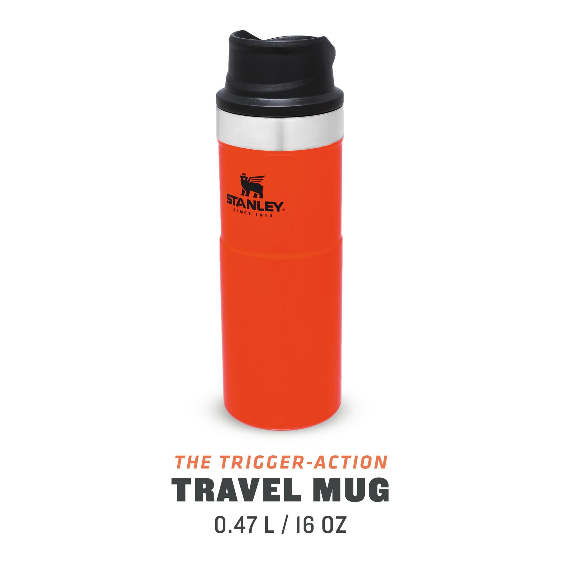 forét x Stanley Trigger Action Travel Mug 0.47 L Orange 2930