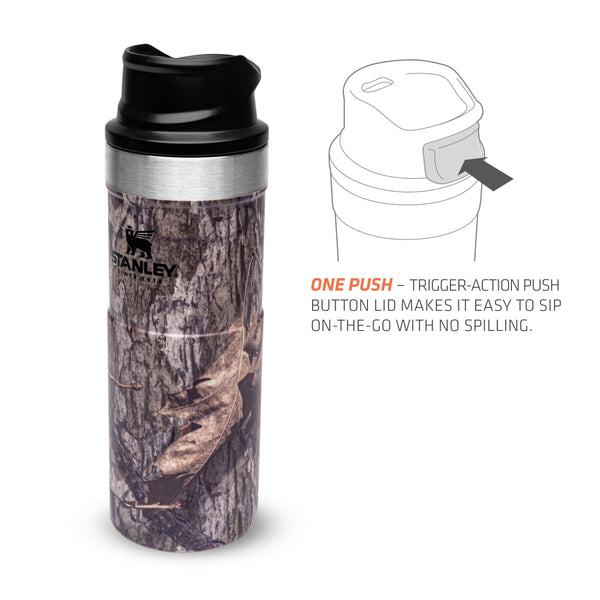 Classic Trigger Action Travel Mug | 0.47L | Mossy Oak | Stanley 